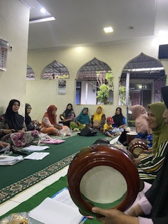 Latihan hadroh dusun Sanggrahan