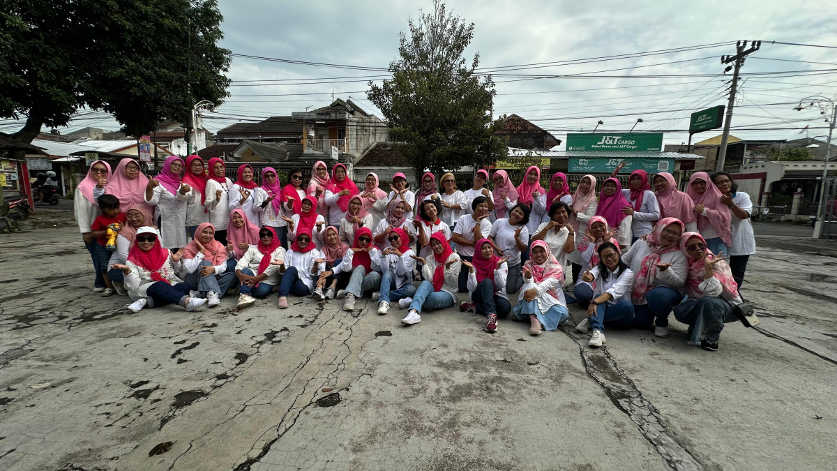 Kader Tonggalan mbersamai pertemuan IMP Kel 5