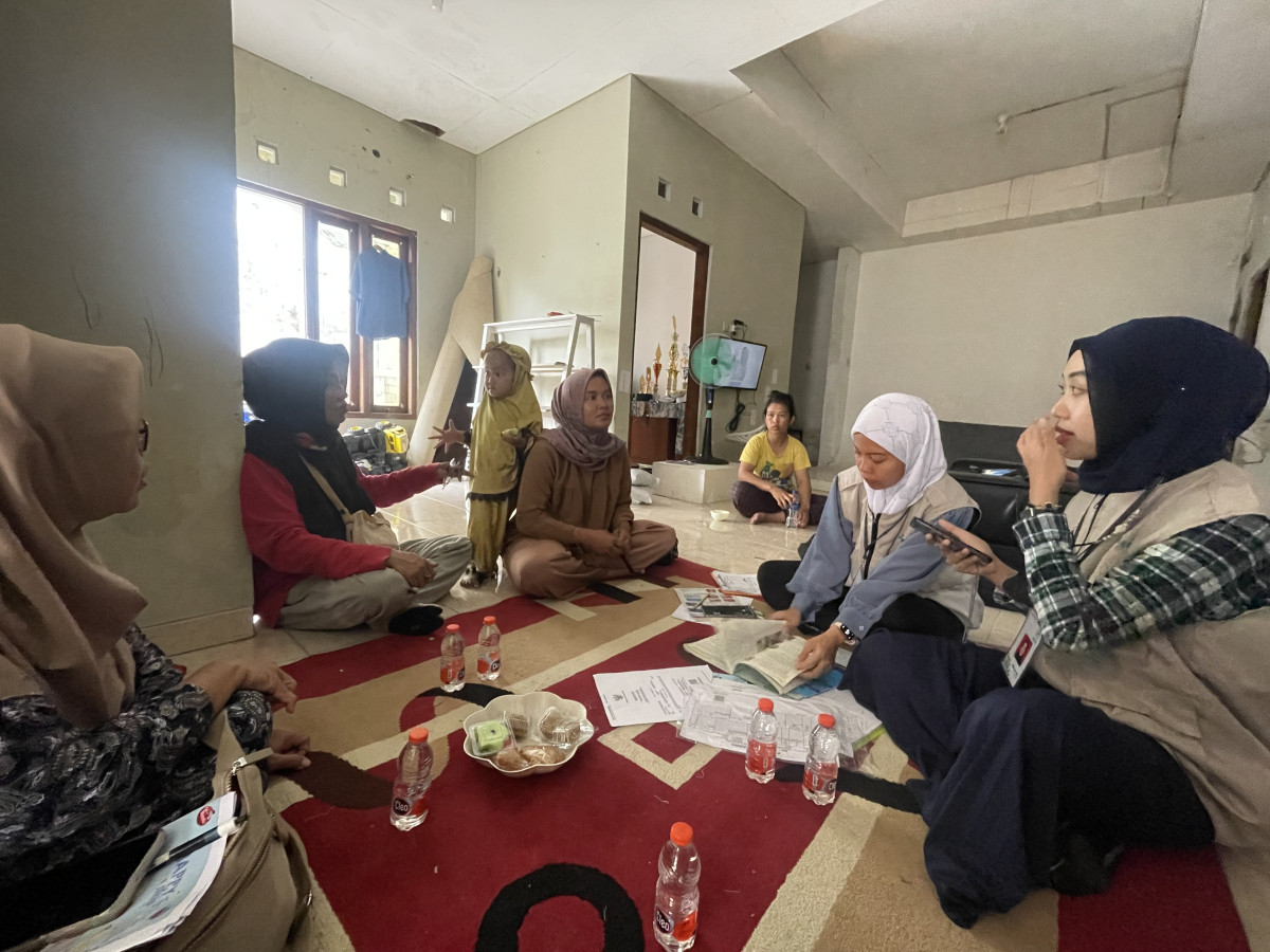 Pendamingan Tim Survei Status Gizi Indonesia dari Kementrian Kesehatan Kabupaten Sleman