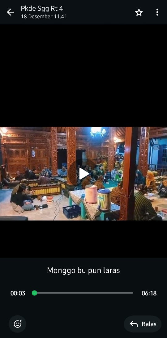 Kegiatan mocopat dan uyon 2  paguyuban PUSPITA LARAS padukuhan  Malangrejo