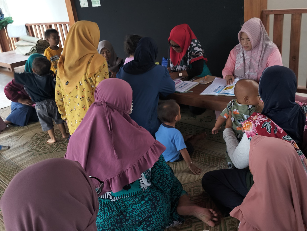Kegiatan posyandu balita  kasuari padukuhan malangrejo