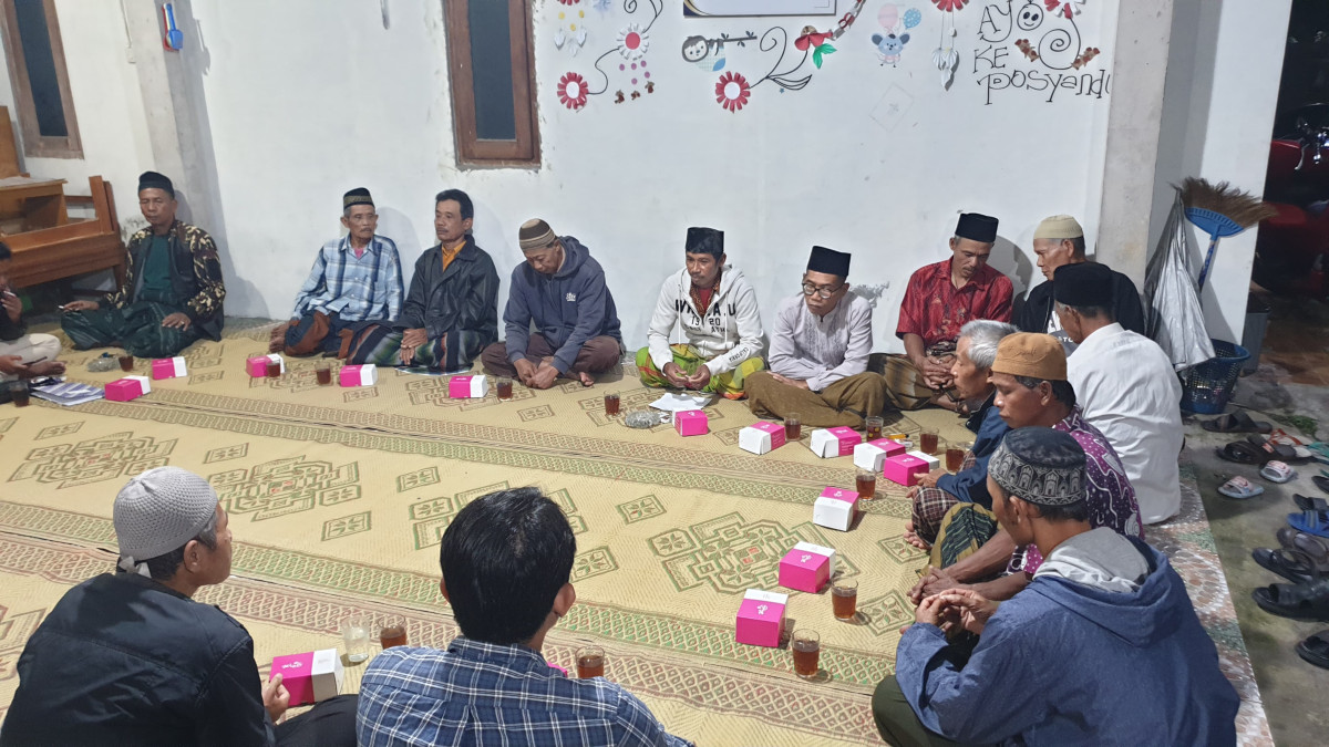 Sosialisasi program pembangunan jalan didusun Tegalsari