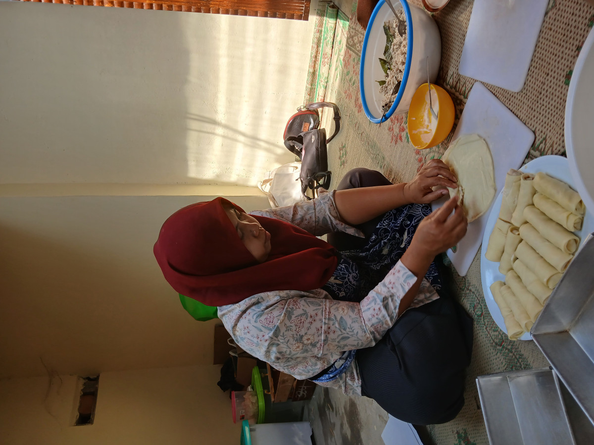 Partisipasi dalam Pengolahan PMT Lokal di Kalurahan Wedomartani oleh Kader Padukuhan Ceper