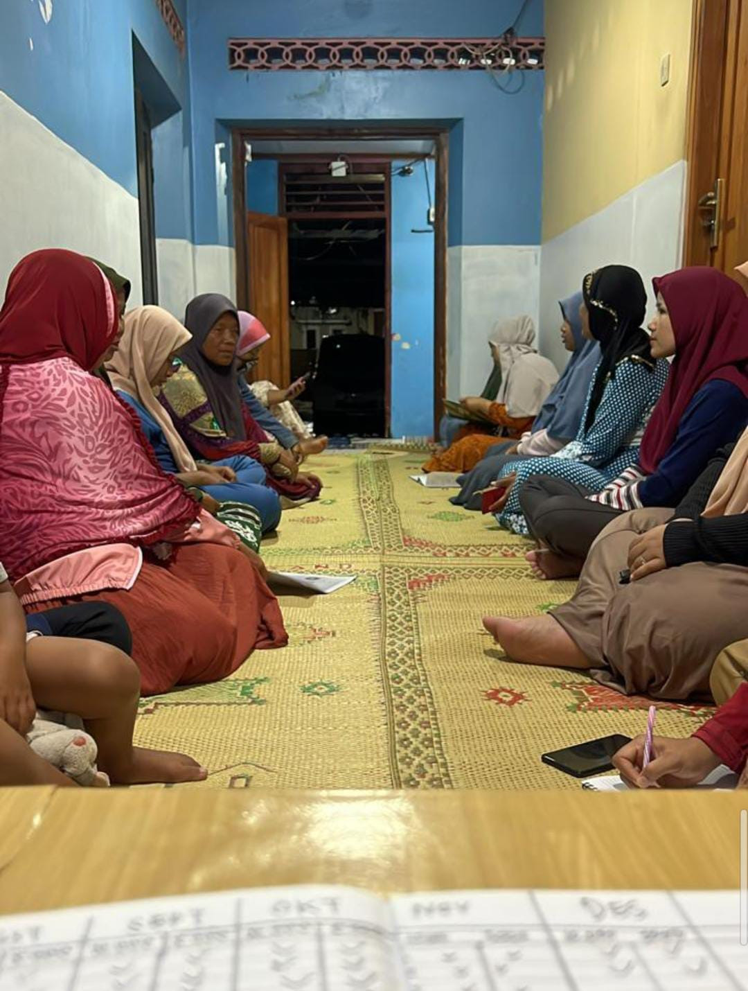 Pertemuan rutin PKK RW 56 Padukuhan Bakungan