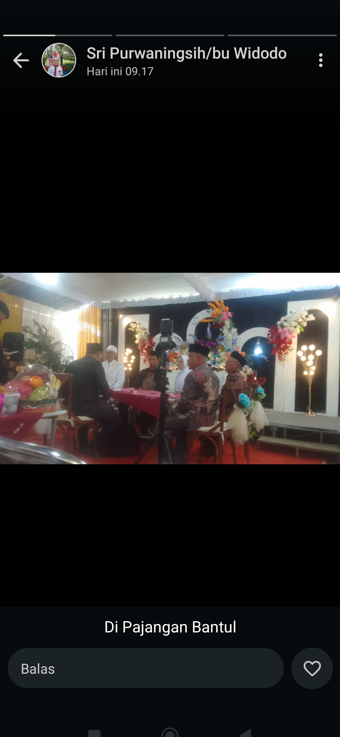 Acara ijab qobul  warga babadan