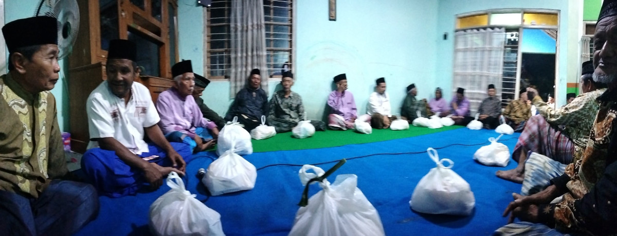 Tahlil 7 hari orang neninggal padukuhan tonggalan