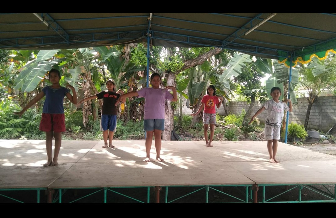 Gladi bersih tari pentas natal dusun sawahan kidul