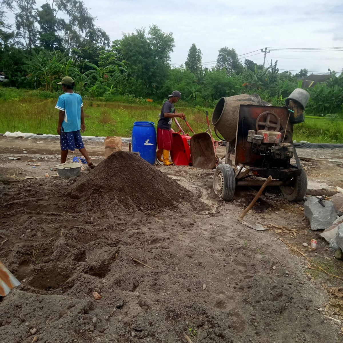 Bahan bahan untuk bikin jembatan