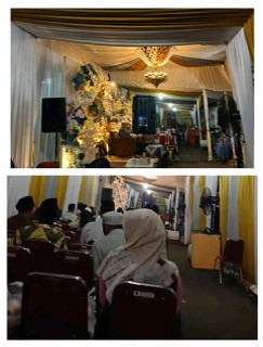 Oengajian tasyakuran pernikahan warga Kregan Sanggrahan