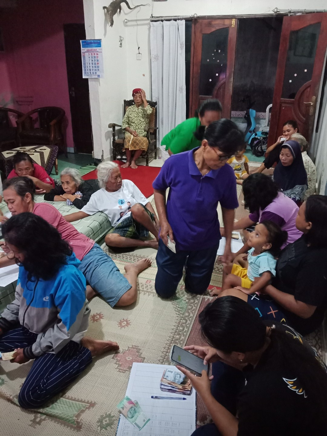 Pertemuan RT 3 dusun Sawahan kidul