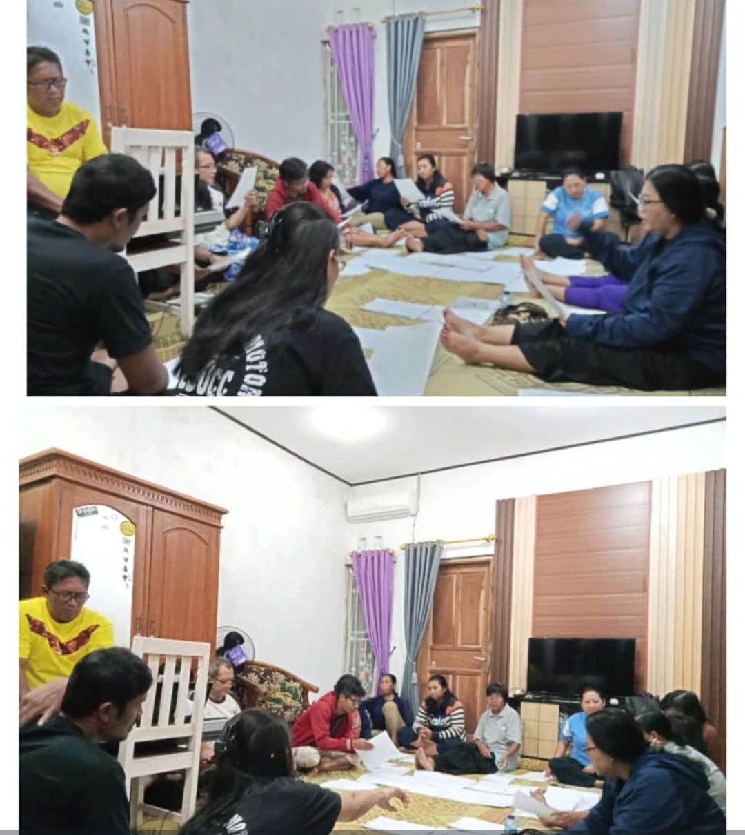 Latian kor lingkungan corollus dusun sawahan kidul