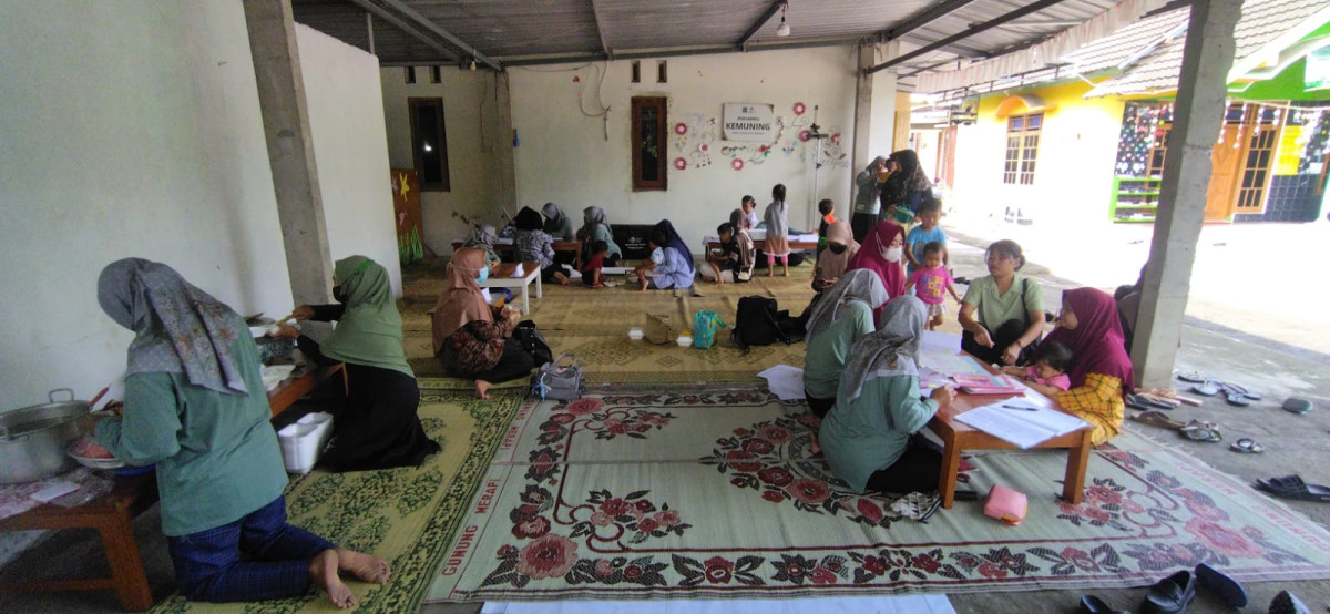 Loncing posyandu ILP padukuhan Tegalsari