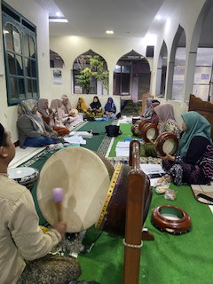 Latihan rutin hadroh Tanzilla Saffana Sanggrahan