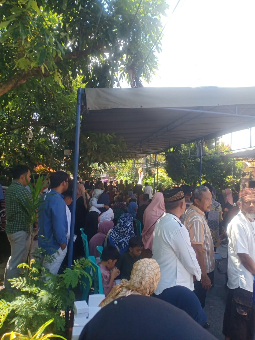 Takziah meninggalnya warga padukuhan  Bakungan