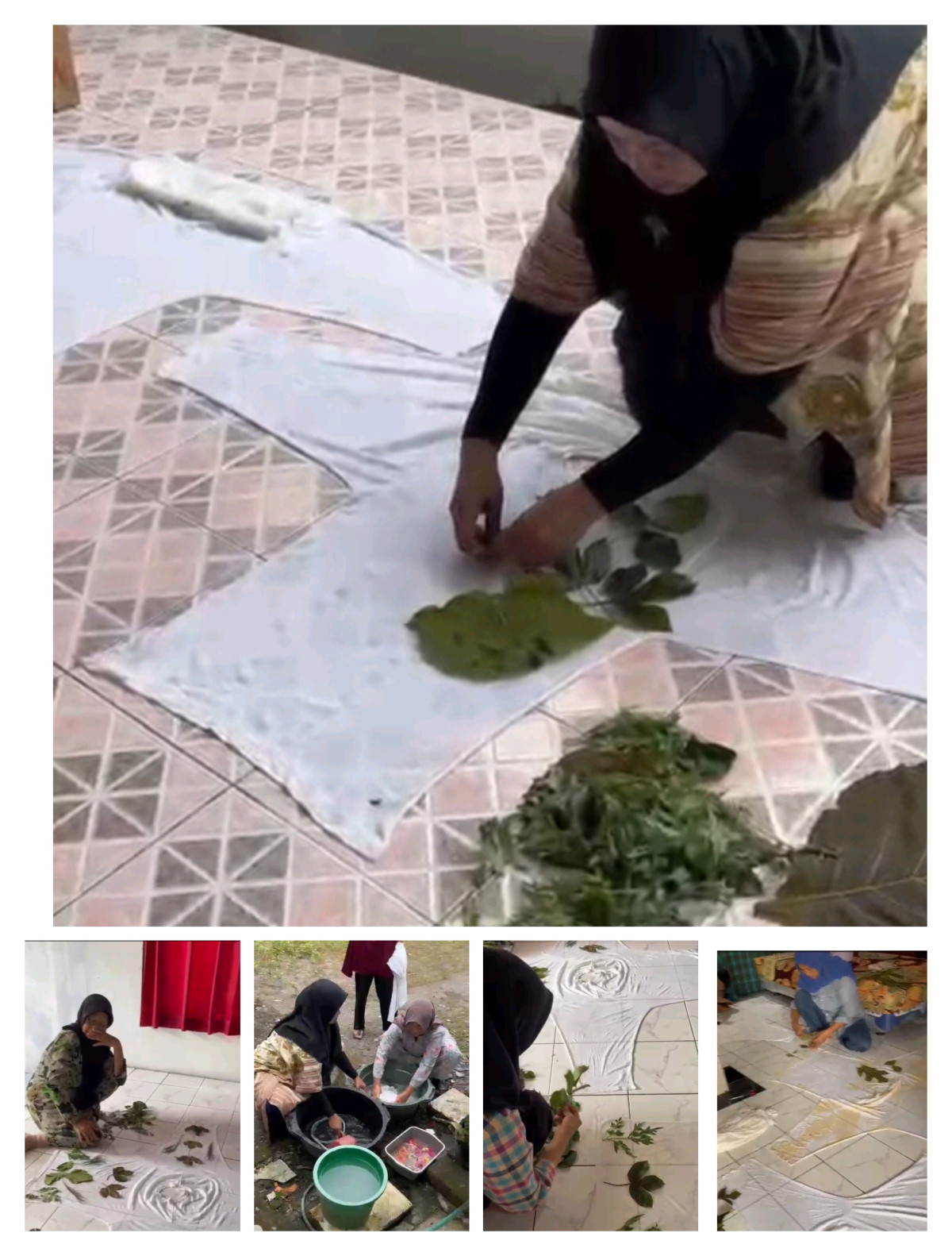 Prosesnya membatik Ekoprin bersama dawis kemuning 4