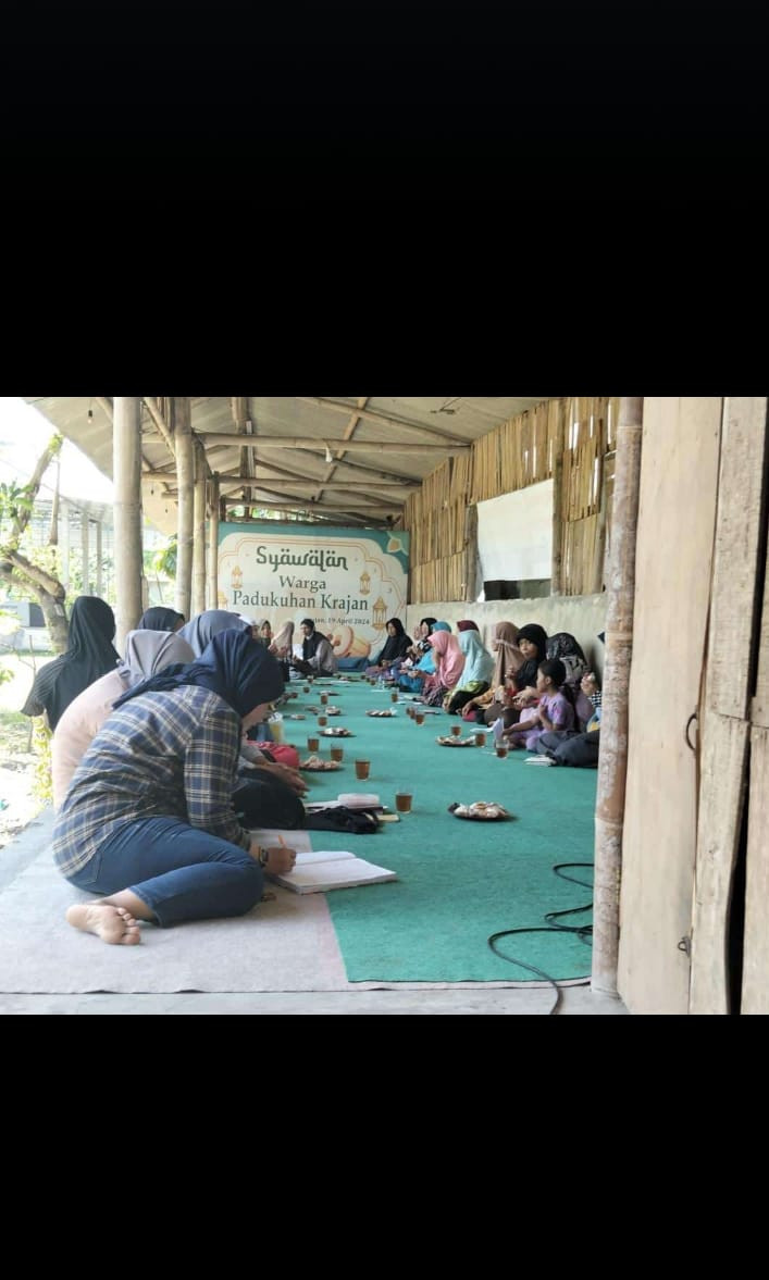 Pertemuan PKK padukuhan krajan