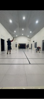 Kegiatan badminton di Sanggrahan