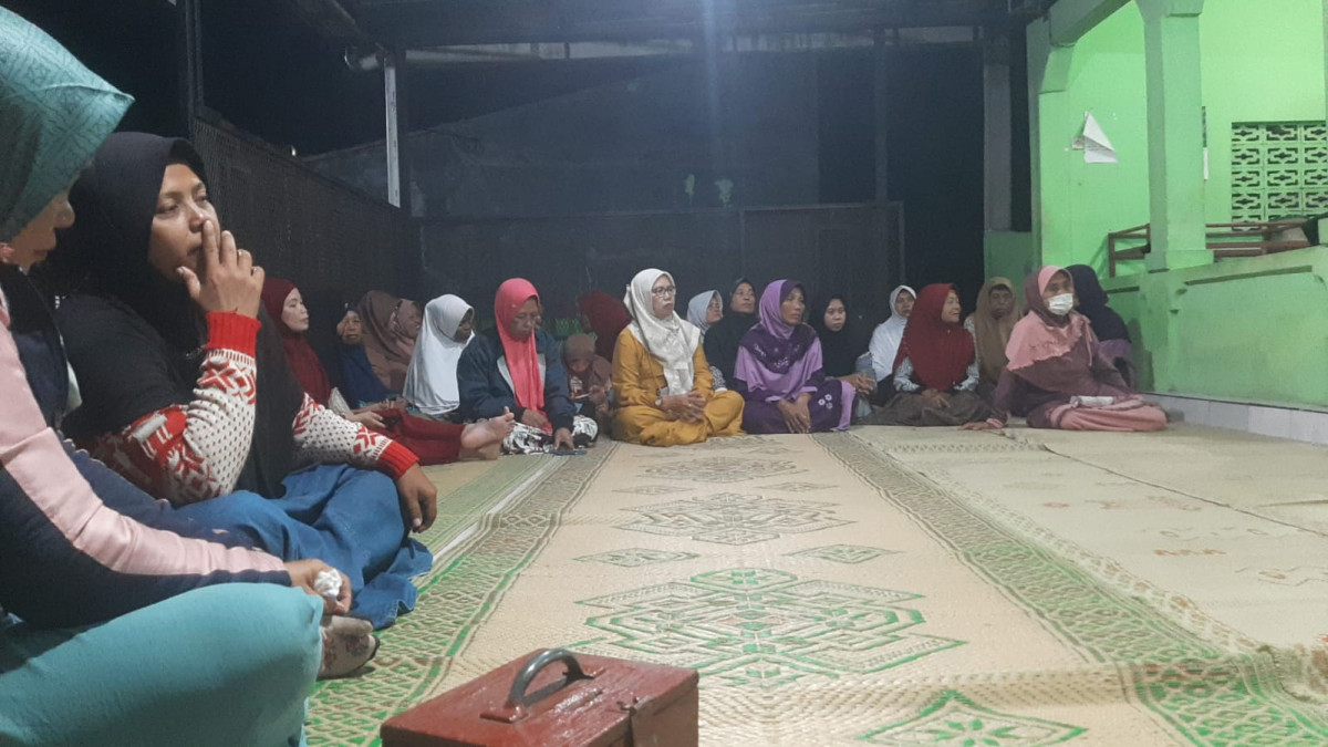 Pengajian rutin nalam sabtu kliwon padukuhan Tonggalan