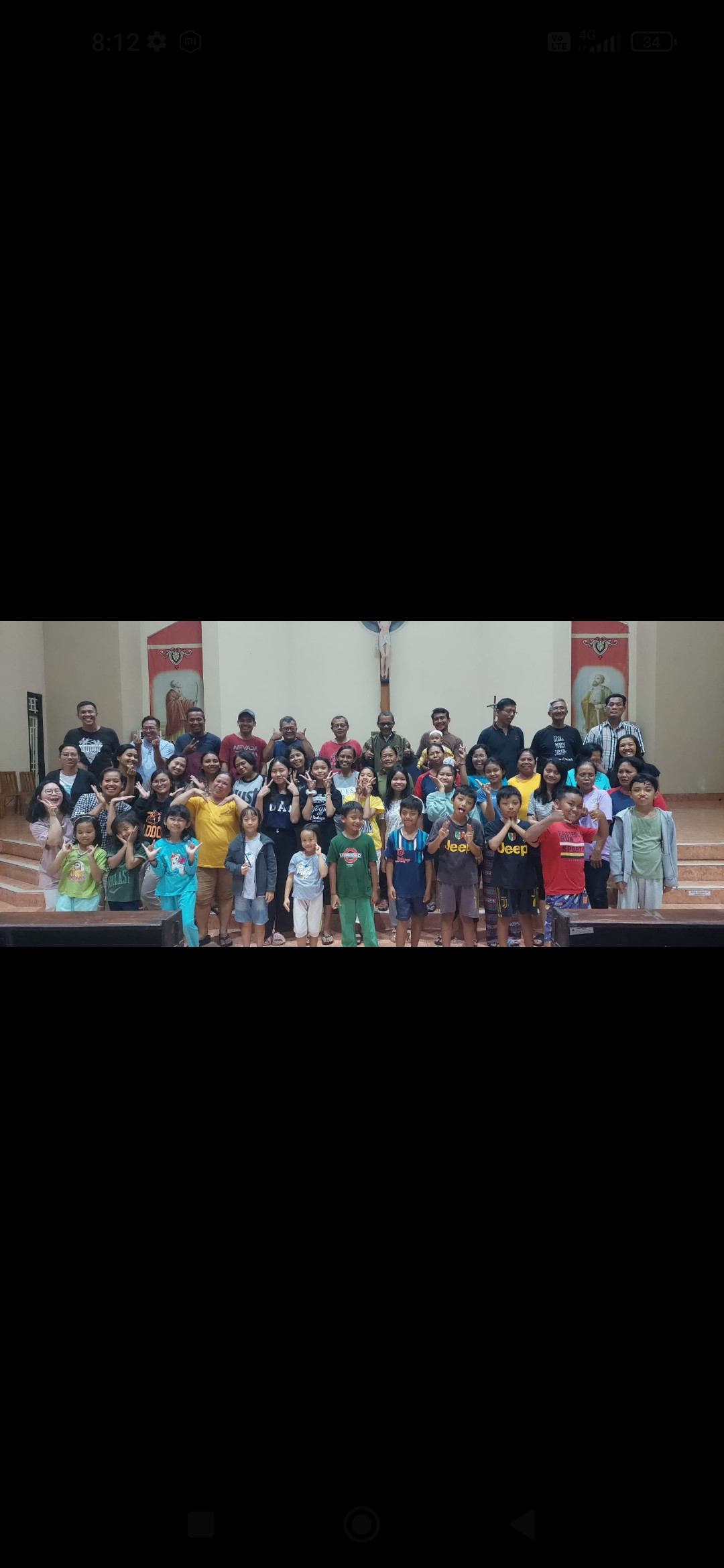 Lat koor d Gereja St Petrus Dan Paulus warga babadan