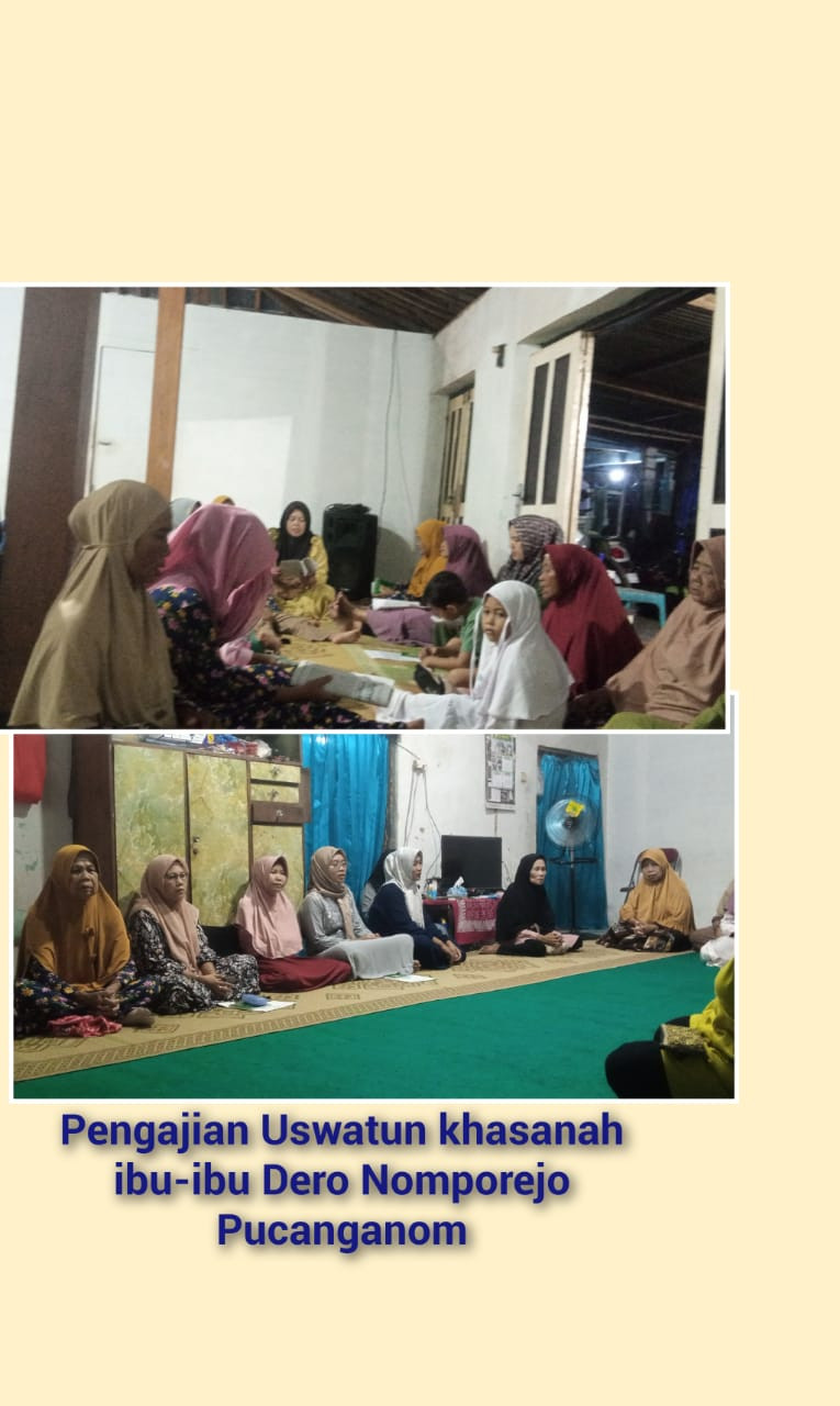 Pengajian uswatun khasanah ibu2 dero pucanganom