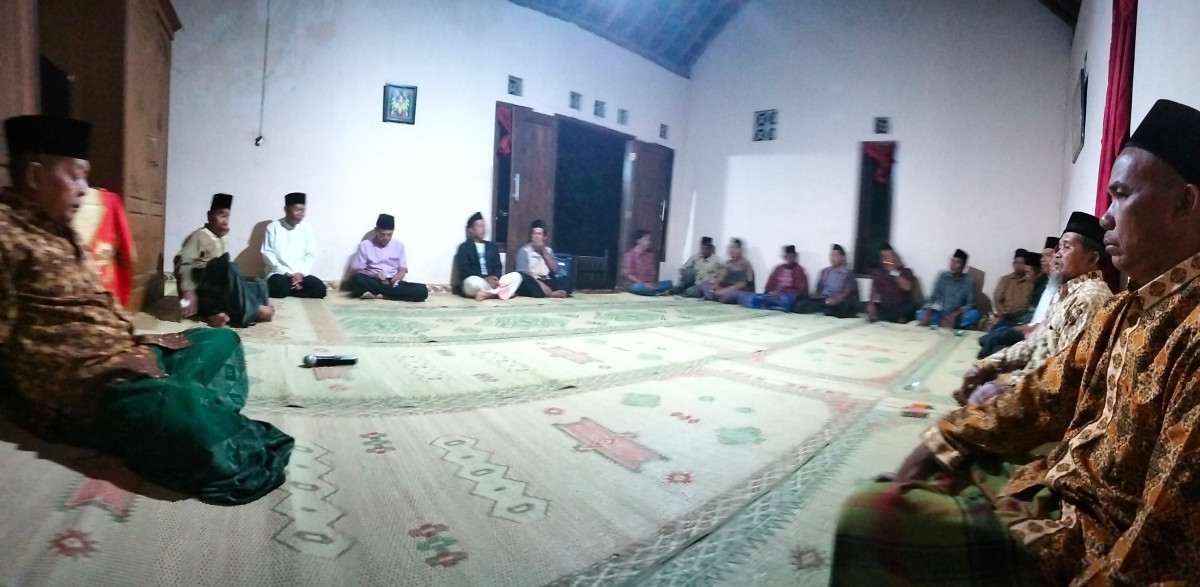 Amalan tahlil bulan Ruwah padukuhan Tonggalan