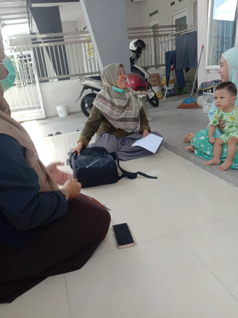 Kunjungan petugas puskesmas kepada Baduta krajan