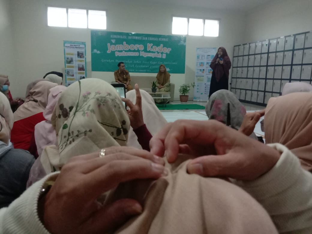 Jambore kader puskesmas ngemplak 2 yg di hadiri oleh kader krajan