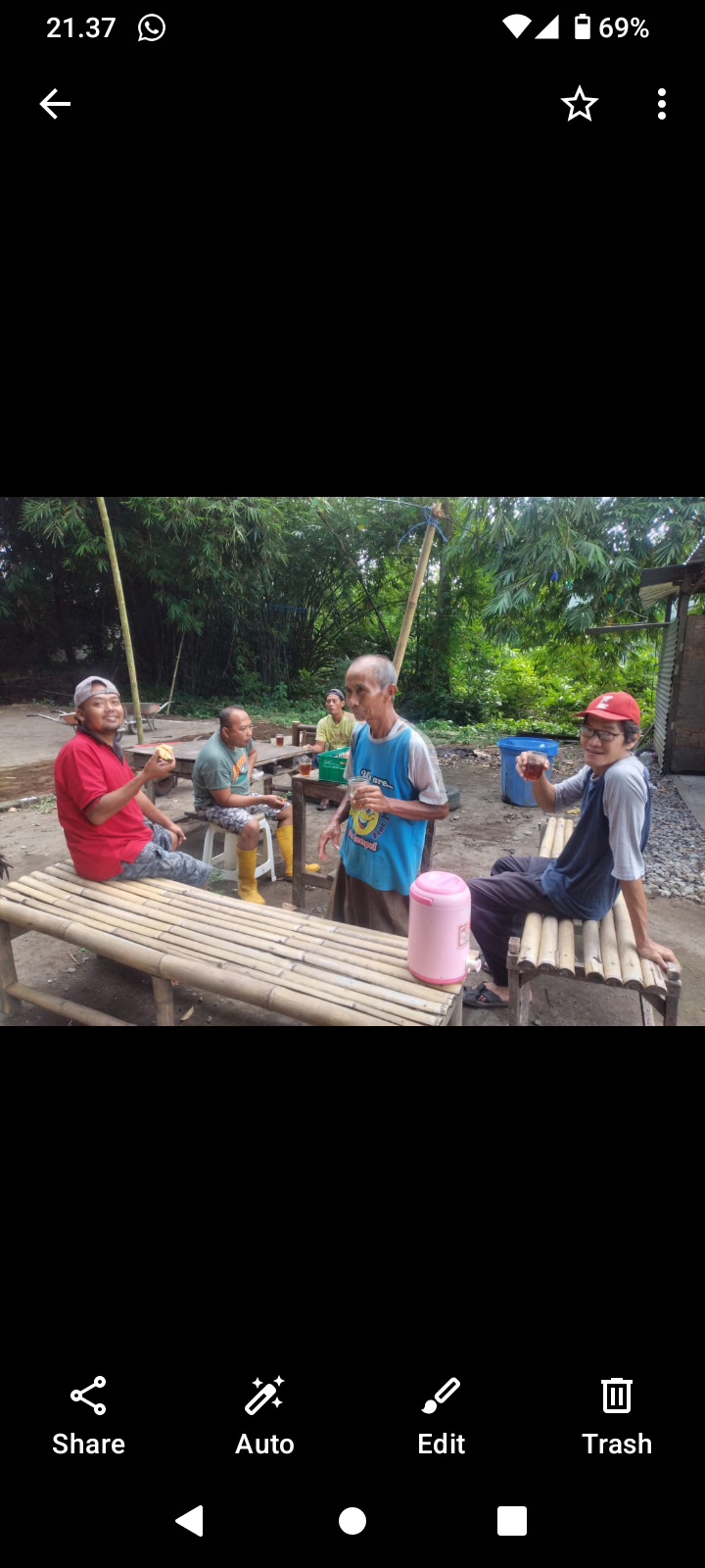 Kerja bakti Warga RT 02 Padukuhan Blotan