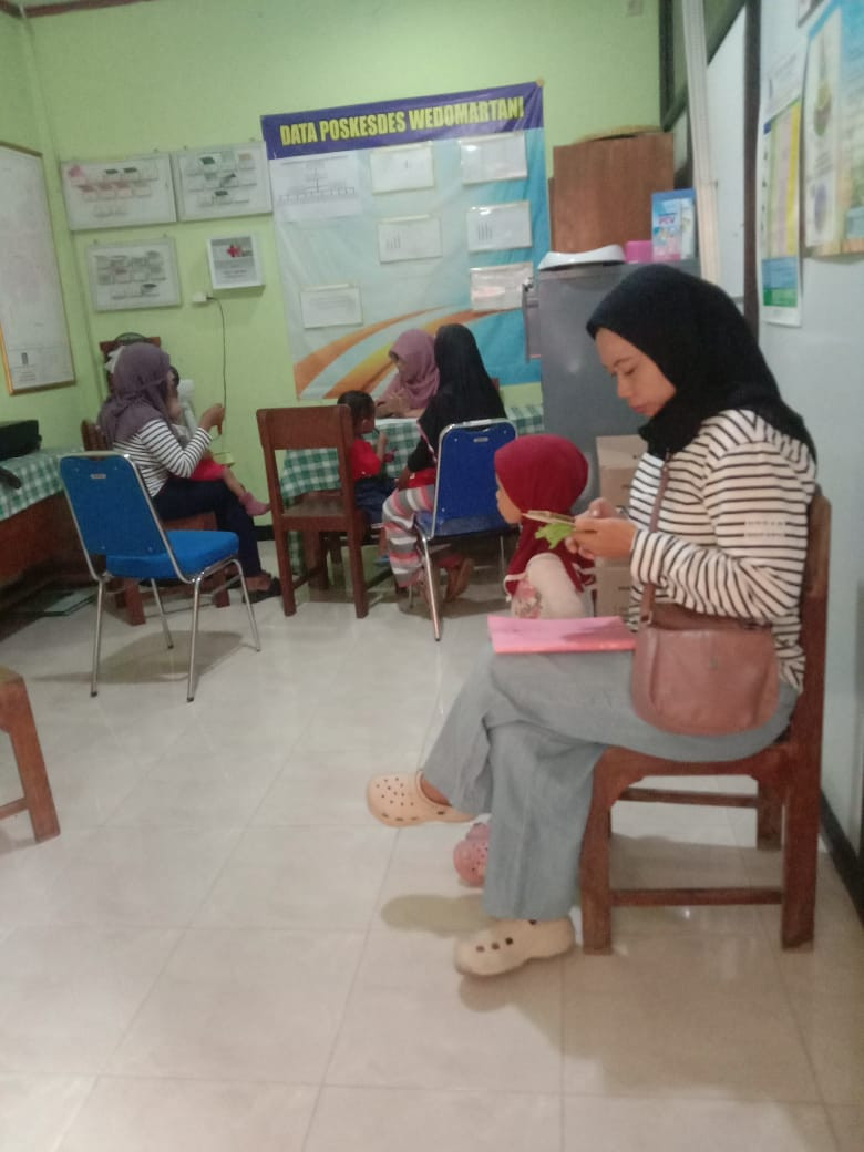 Validasi balita oleh kader krajan