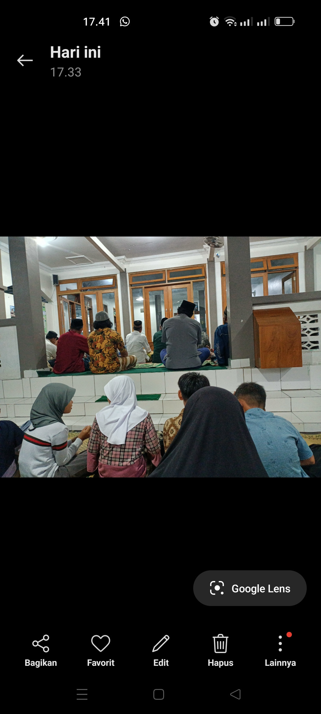 Buka bersama warga RW 51 terung