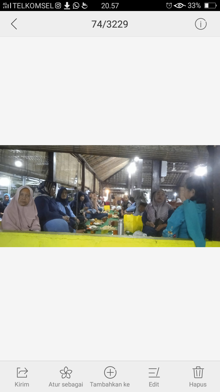 Buka puasa warga saren rt4 di warung lesehan