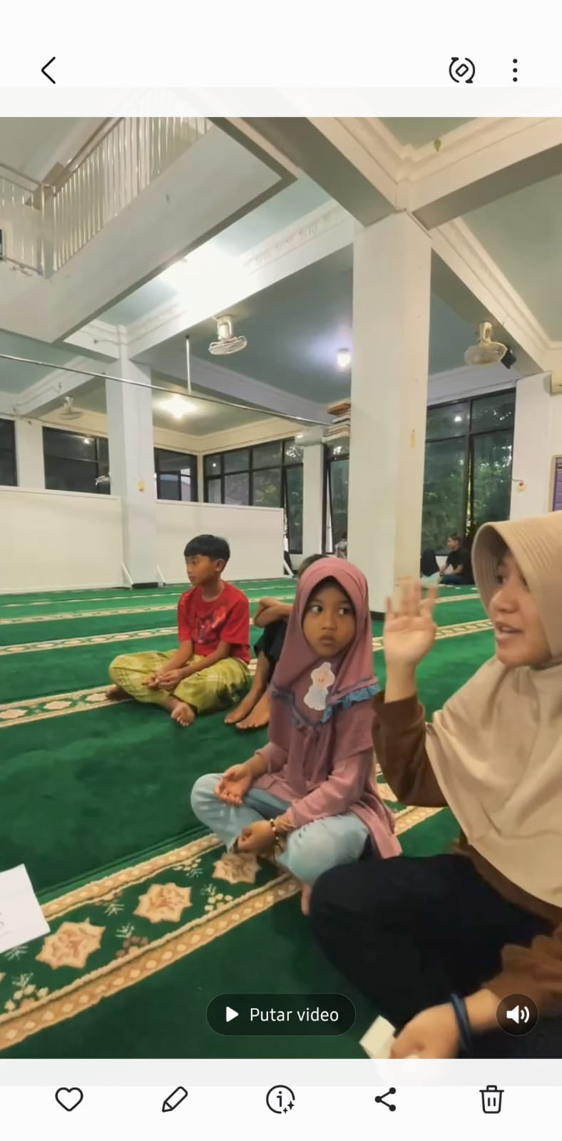 Game anak tpa bersama teratai muda Sono Malangrejo