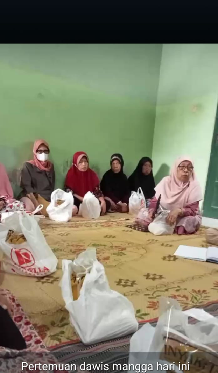 Pertemuan Dasawisma mangga Padukuhan Krajan