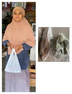 Distribusi PMT pecah ranting di toko bu Hesti Sanggrahan