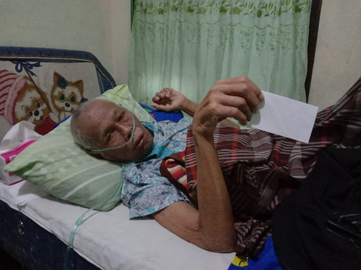 Home Visit dan Santunan Lansia Pokoh