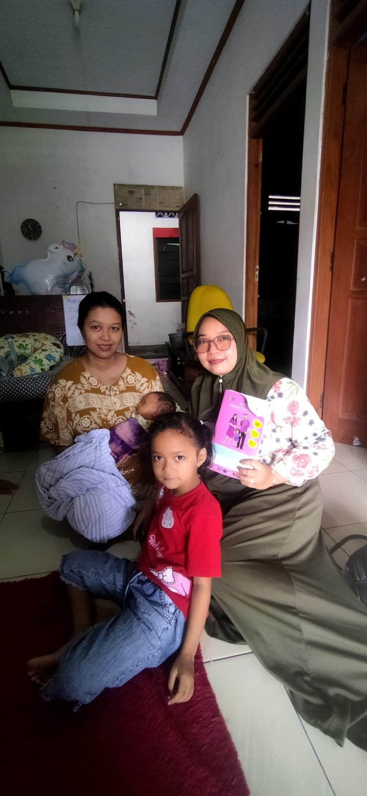 Kunjungan rumah ibu pasca salin dusun Tegalsari