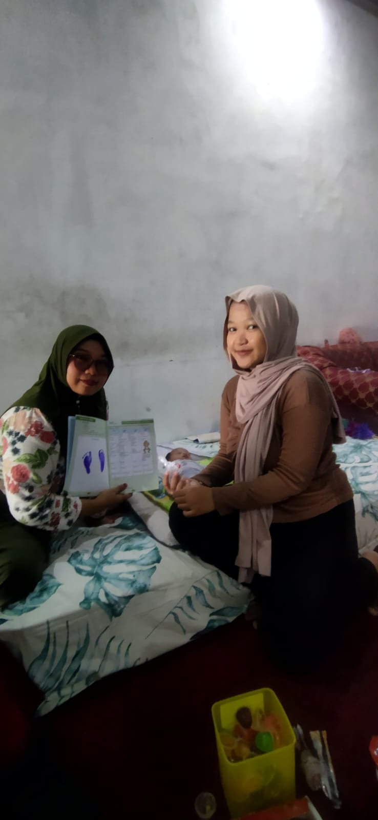 Kunjungan rumah ibu pasca salin dan pendamping kb dusun Tegalsari