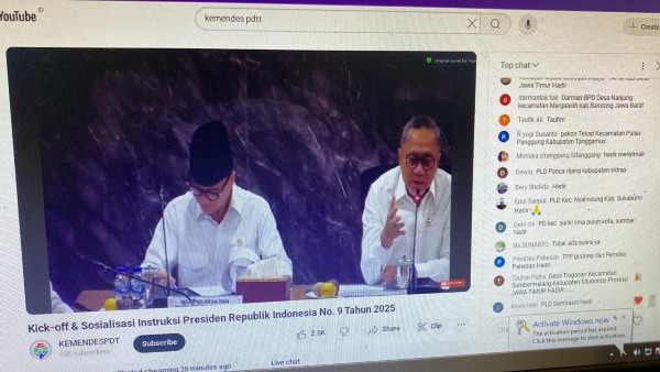 Zoom Meeting tentang Koperasi Merah Putih - Kal Wedomartani