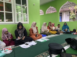 Latihan hadroh dusun Sanggrahan