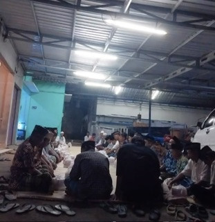 Tahlil 1000 hari meninggalnya alm bp Sugiyono di Sanggrahan