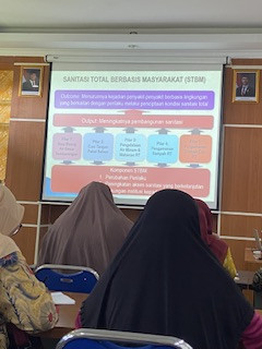 Monitoring STBM diikuti kader Sanggrahan