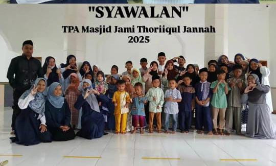 Syawalan TPA masjid Jami thoriqul jannah Bakungan