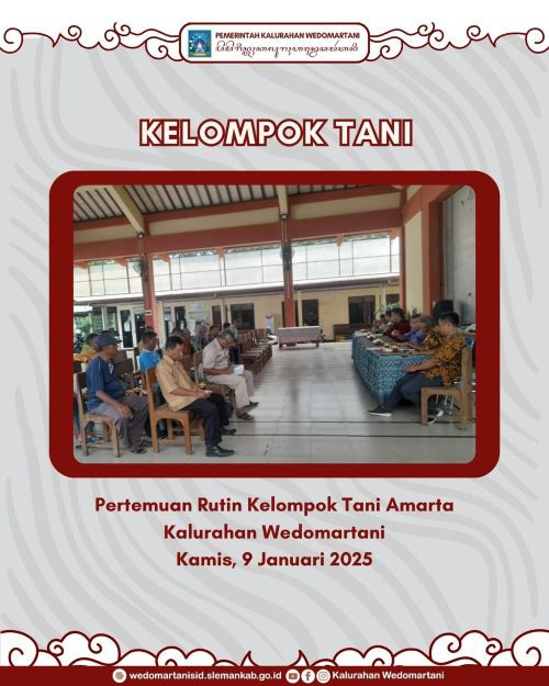 Pertemuan Rutin Kel. Tani - Kal Wedomartani