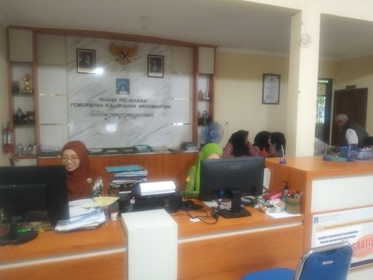 Pelayanan Harian Kantor Kalurahan Wedomartani - Kal Wedomartani