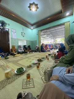 Pertemuan IMP kel 2 diikuti kader Sanggrahan