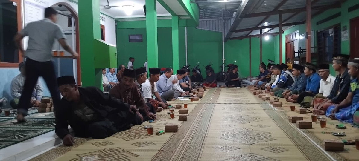 Rapat panitia qurban masjid al huda nglarang Padukuhan Malangrejo