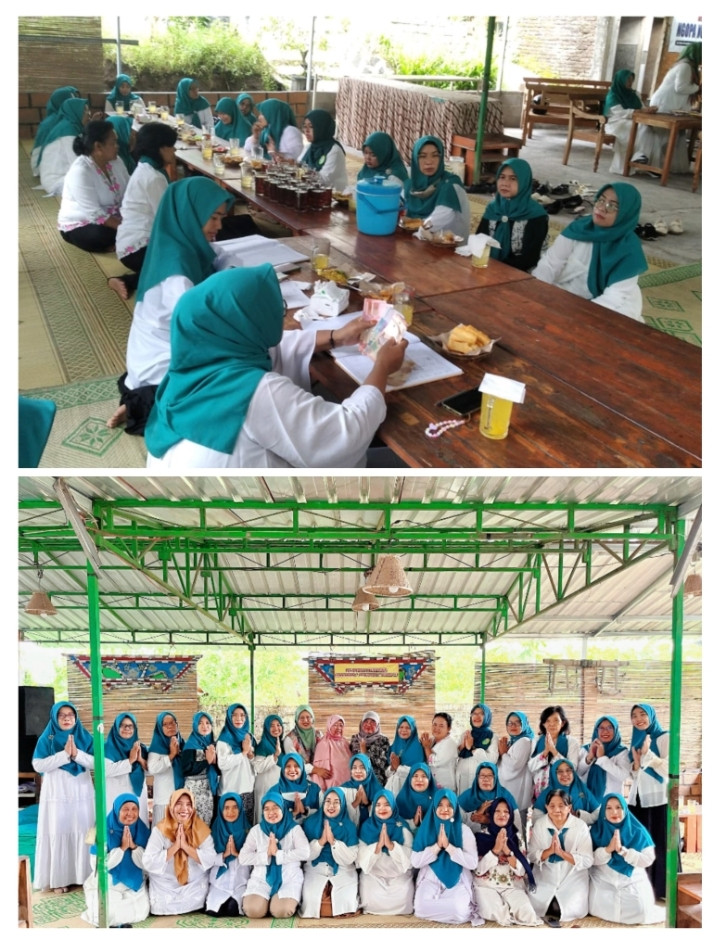 Kader Karanganyar mengikuti syawalan pkk wedomartani