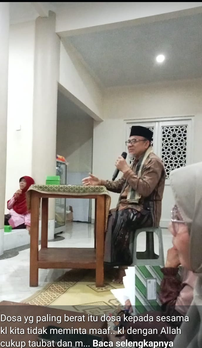 Pengajian rutin malam sabtu ibu2 warga krajan