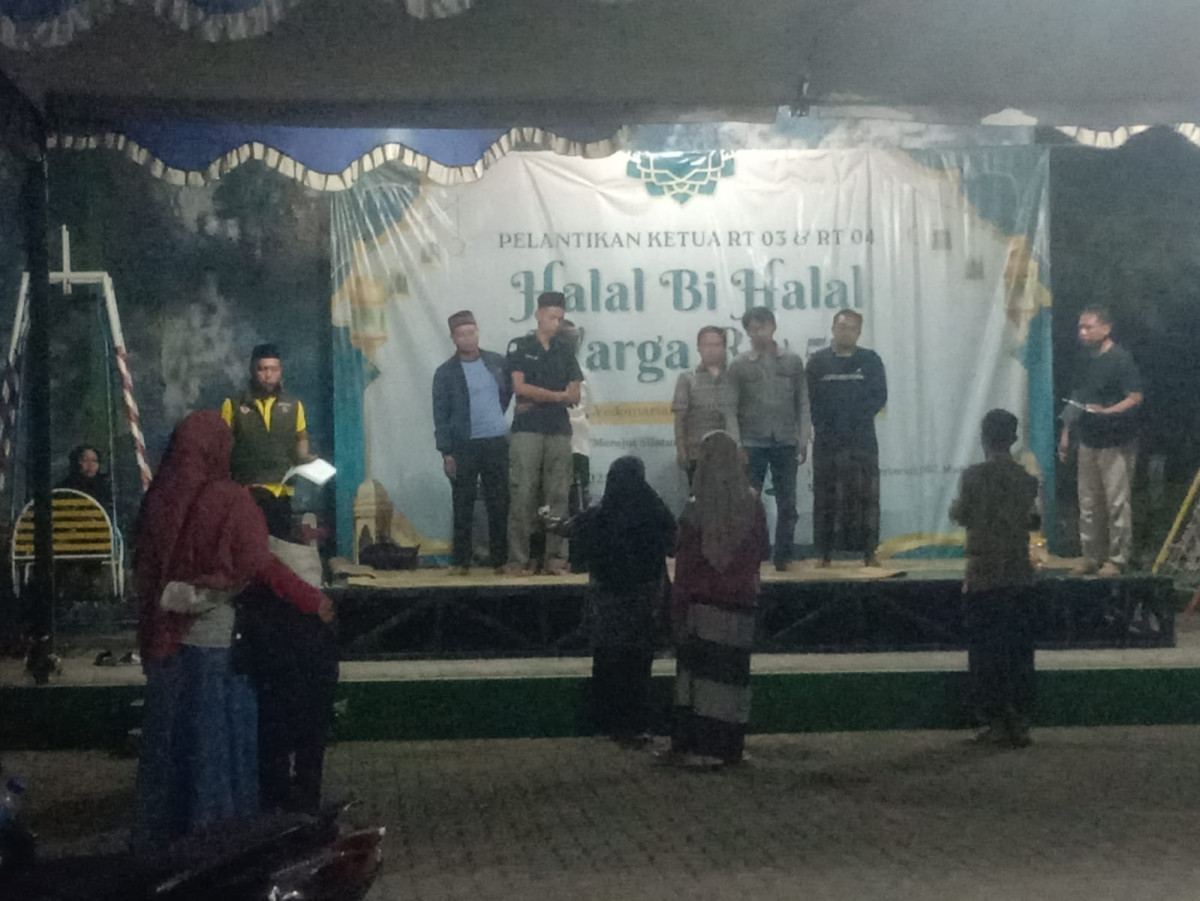 Gladi bersih pengukuhan pengurus RT 03 dan RT 04 padukuhan Bakungan