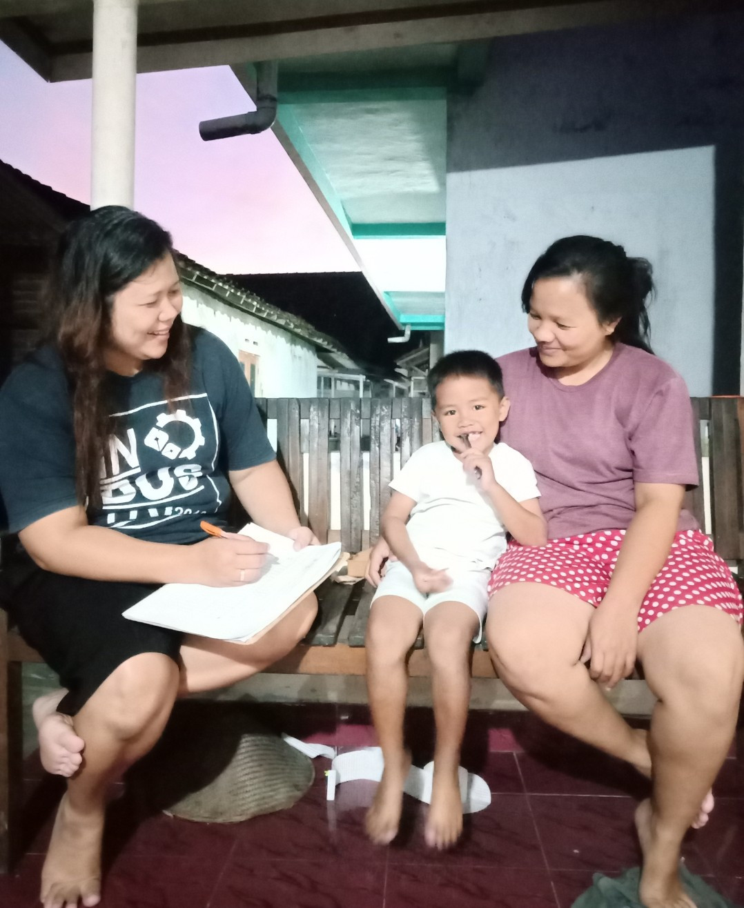 Pendataan rumah pra sekolah ananda dipta,sawahan kidul